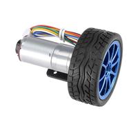 Robot Kit, Encoder Motor Engine with 65 Mm Wheel Mounting Support Compatible with The DC12V Smart Car Robot (Speed 500)
