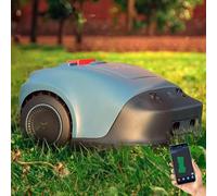 Robot Lawn Mower, Automatic Robotic Lawnmower for 1200m² Acres Lawn, Path Planning, 33% Slope, Wifi/Bluetooth, App Remote Control,Rain, Anti-Theft Protection