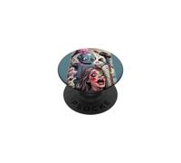 Robot Makeup Artist Funny PopSockets Adhesive PopGrip