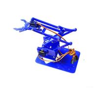 Robot Manipulator Kit Made of Acrylic with Claw for Arduino Integration Supporting Hands On Experience in Embedded Systems Development (Black)