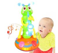 Robot On The Move - Battery Operated Electric Toy, Sound Activated LED Toy | Rotating Light Show Effects, Cheerful Entertainment Character, G Companion