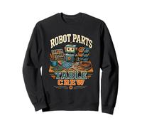 Robot Parts Table Crew Sweatshirt