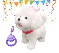 Robot Puppy - Advanced Touch Detection Technology & Voice Simulation Capabilities, Cuddly Design Robot Dog, Smart Realistic Plush Animal | Puppy Robot Toy for a Truth