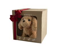 Robot Puppy - Electronic Barking Ride Tail Wagging Walking Soft Toys, Interactive Plush Dog | Animal Companion for Ages 0 to 5 5 Years Class