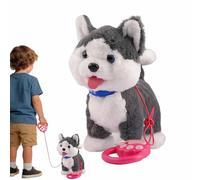 Robot Puppy - Interactive Plush Walking With Music - Realistic Toy That Walks And Barks,For Family Boys Girls Holiday Birthday Christmas Educational Indoor