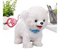 Robot Puppy, Realistic Dog Plush Animals, Realistic Walking and Abiding Puppy Toys - For Boys Girls Birthday Parties Home Bedroom Living Room Classroom Travel Indoor