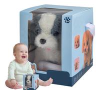 Robot Puppy - Realistic Robot Puppy | Puppy Robot For Dogs Walking Toy | Acts Like A Real Puppy Dog Toy | Plush Puppy Walking | Passe