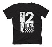 Robot Rave 2 Tone Records T-Shirt Black Large