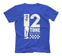 Robot Rave 2 Tone Records T-Shirt Royal Blue XX-Large
