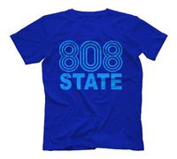 Robot Rave 808 State T-Shirt Royal Blue Large