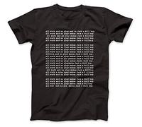 Robot Rave All Work and No Play Shining Inspired T-Shirt Black