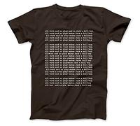 Robot Rave All Work and No Play Shining Inspired T-Shirt Dark Chocolate