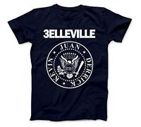 Robot Rave Belleville Three Detroit Techno T-Shirt Navy Blue