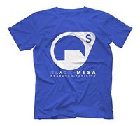 Robot Rave Black Mesa Research Facility T-Shirt Royal Blue Medium