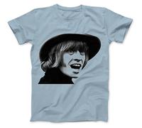 Robot Rave Brian Jones As Worn By Bowie T-Shirt Light Blue