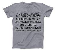 Robot Rave Checkpoint Charlie Berlin T-Shirt Grey