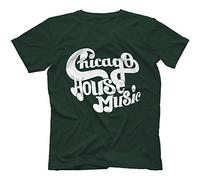 Robot Rave Chicago House Music T-Shirt Forest Green X-Large