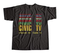 Robot Rave Civic TV T-Shirt Black