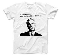 Robot Rave Don't Call Me Shirley Leslie Nielsen T-Shirt White