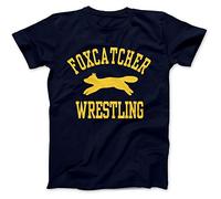 Robot Rave Inspired by Fox Catcher Wrestling T-Shirt Navy Blue
