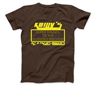 Robot Rave K Billy's Super Sounds of The Seventies T-Shirt Dark Chocolate