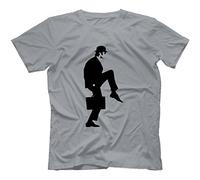 Robot Rave Ministry of Silly Walks T-Shirt Grey Large