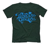 Robot Rave Paradise Garage Sign T-Shirt Forest Green X-Large