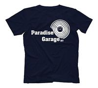 Robot Rave Paradise Garage T-Shirt Navy Blue Medium