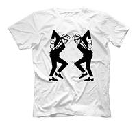Robot Rave Ska Rude Boy T-Shirt White X-Large