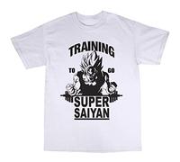 Robot Rave Super Saiyan Training T-Shirt White