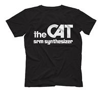 Robot Rave The CAT SRM Synthesiser T-Shirt Black Large