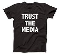 Robot Rave Trust The Media Worn by Michael Stipe T-Shirt Black