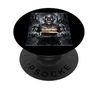 Robot Robotics Birthday Cake Bday Funny Party Spooky PopSockets Adhesive PopGrip