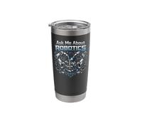 Robot Robotics Engineer Ask Me About Robotics Stainless Steel Insulated Tumbler