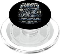 Robot Robotics Engineer Ask Me About Robots Actually, You PopSockets PopGrip for MagSafe