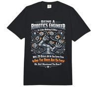 Robot Robotics Engineer Being A Robotics Engineer is Like Comfort Colors Adult Heavyweight T-Shirt