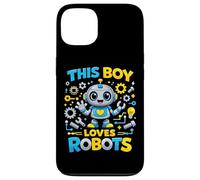 Robot Robotics Engineer Boy This Boy Loves Robots Case for iPhone 13