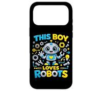 Robot Robotics Engineer Boy This Boy Loves Robots Case for iPhone 17 Pro Max