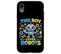 Robot Robotics Engineer Boy This Boy Loves Robots Case for iPhone XR