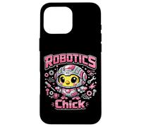 Robot Robotics Engineer Cool Chicken Female Girl Robotics Case for iPhone 16 Pro Max