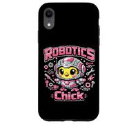 Robot Robotics Engineer Cool Chicken Female Girl Robotics Case for iPhone XR
