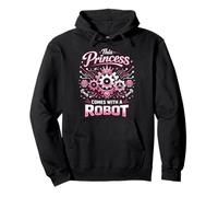 Robot Robotics Engineer Female Girl This Princess Comes With Pullover Hoodie