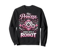 Robot Robotics Engineer Female Girl This Princess Comes With Sweatshirt
