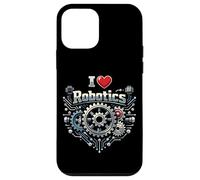 Robot Robotics Engineer Heart I Love Robotics Case for iPhone 12 mini