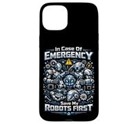 Robot Robotics Engineer In Case Of Emergency Save My Robots Case for iPhone 15 Plus