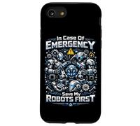 Robot Robotics Engineer In Case Of Emergency Save My Robots Case for iPhone SE (2020) / 7/8
