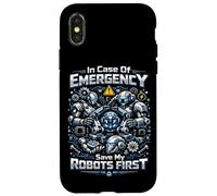 Robot Robotics Engineer In Case Of Emergency Save My Robots Case for iPhone X/XS