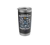 Robot Robotics Engineer in Case of Emergency Save My Robots Stainless Steel Insulated Tumbler