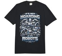 Robot Robotics Engineer It's Not Hoarding If It's Robots Comfort Colors Adult Heavyweight T-Shirt