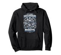 Robot Robotics Engineer It's Not Hoarding If It's Robots Pullover Hoodie